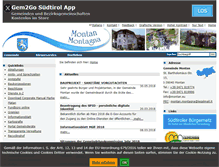 Tablet Screenshot of gemeinde.montan.bz.it